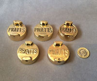 Pratts Petrol Can Brass Cap, 4 Available   M25